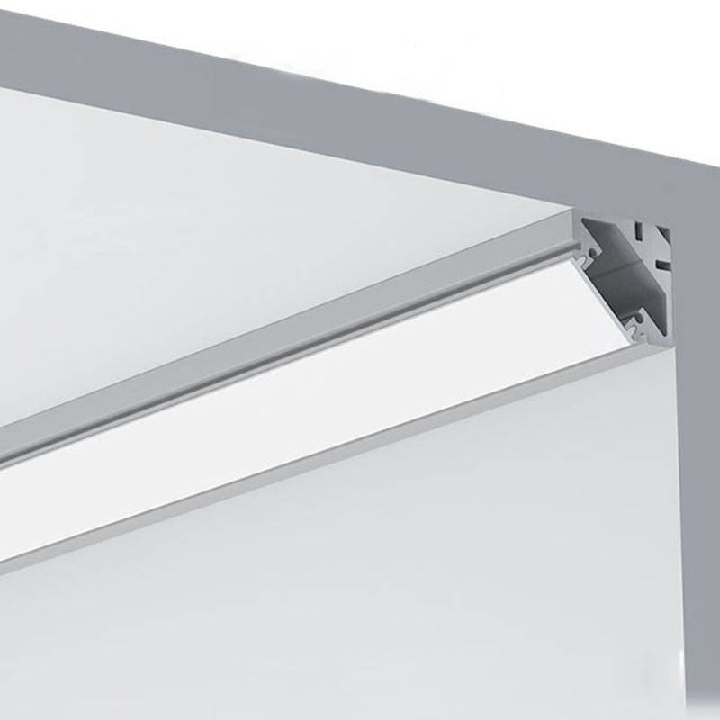 Corner LED Channel Aluminum Profile For 12mm Flexible LED Strip Lights